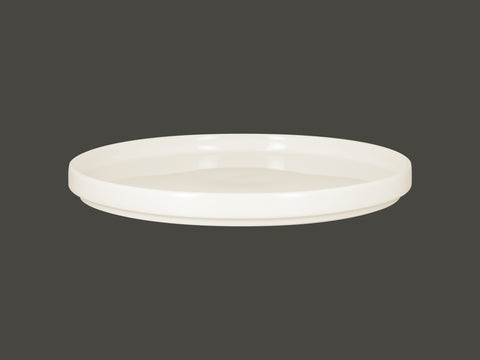 RIMLESS FLAT PLATE / LID FOR NODP27, 10.65"D, IVORIS_11