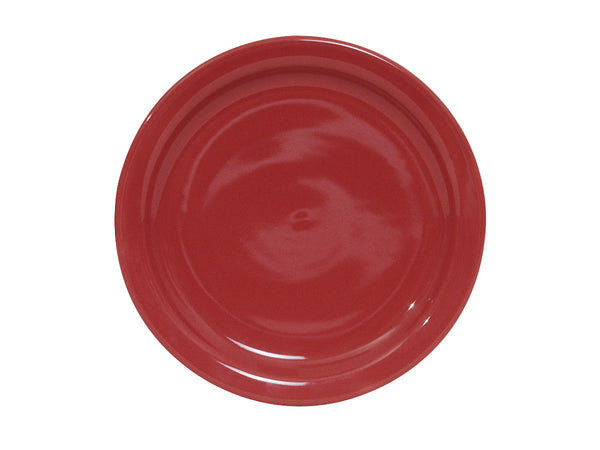 Tuxton Round Plate 9" Nevada Cayenne Narrow Rim_0