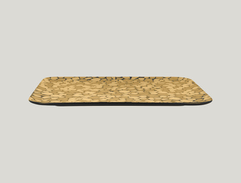 RECTANGULAR PLATE  13"L, 10.65"W, GOLD_1