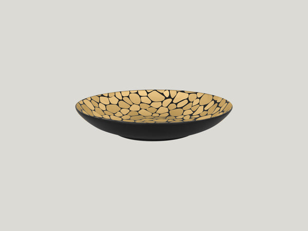 DEEP COUPE PLATE 9.5"D, 23.35 OZ, GOLD_0