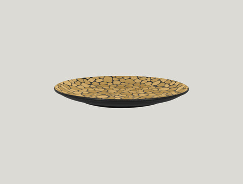 FLAT COUPE PLATE 10.65"D,  GOLD_1