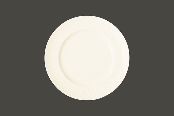 ROUND FLAT PLATE, 6.7"D, IVORIS_0