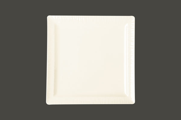 SQUARE FLAT PLATE, 9.45"L, 9.45"W, IVORIS_0