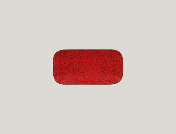 RECTANGULAR PLATE , 8.65"L, 4.35"W, RED_0