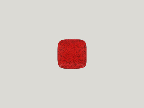 SQUARE PLATE, 4.35"L, 4.35"W, RED_0