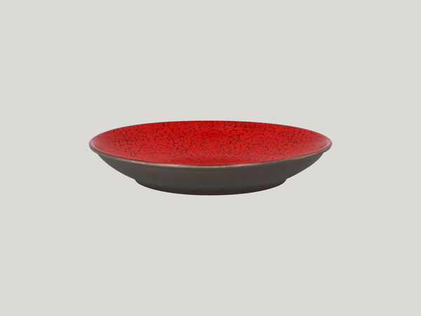 DEEP COUPE PLATE, 11"D, RED_0