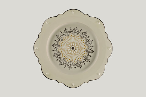 ARGILA MESSINA SCALOP PLATE, 13"_0