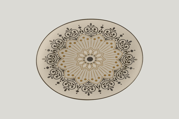 ARGILA ICARIA OVAL PLATTER, 14.2" x 10.6"