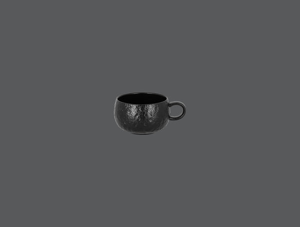 COFFEE CUP, 3.65"D, 2.35"H, 7.8 OZ, BLACK_0