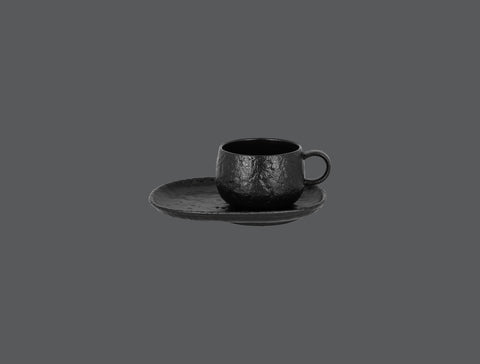 COFFEE CUP, 3.65"D, 2.65"H, 9.45 OZ, BLACK_1