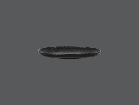 OVAL COUPE PLATTER, 9.85"L, 7.3"W, BLACK_1