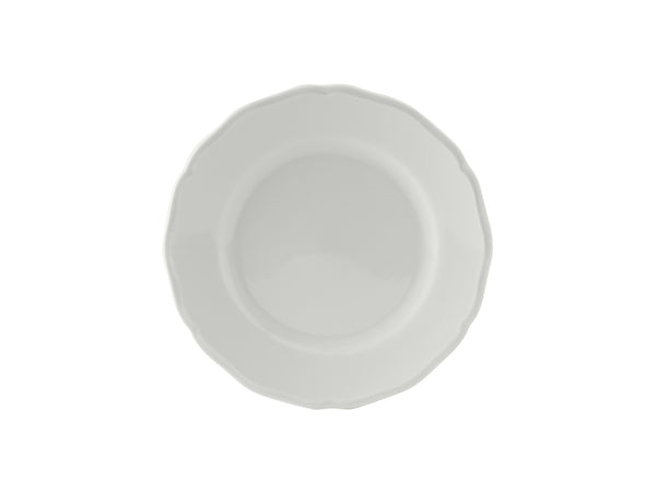 Tuxton Plate Plate 6 ½" Charleston Porcelain White Scalloped_0