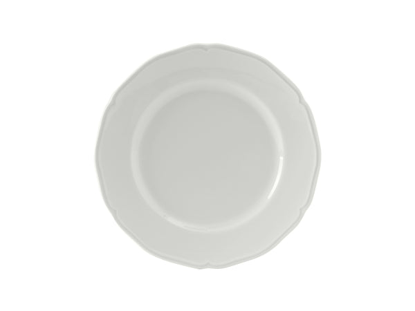 Tuxton Plate Plate 7 ½" Charleston Porcelain White Scalloped_0