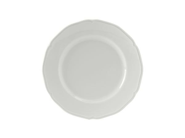 Tuxton Plate 7 ½" Charleston Porcelain White Scalloped