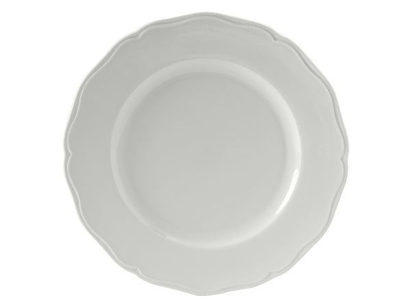 Tuxton Plate  Plate 10 ¾" Charleston Porcelain White Scalloped_0