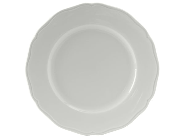 Tuxton Plate Plate 12 ¼" Charleston Porcelain White Scalloped_0
