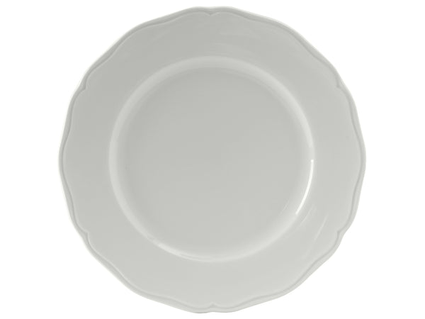 Tuxton Plate 12 ¼" Charleston Porcelain White Scalloped