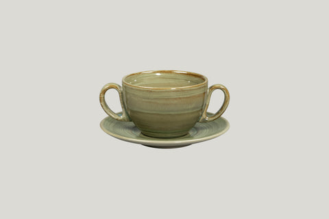 SAUCER FOR COFFEE CUP, 5.9"D, EMERALD_0