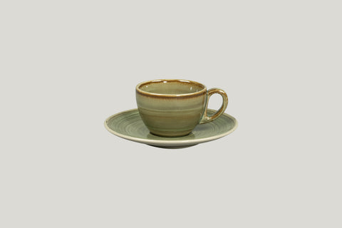 SAUCER FOR COFFEE CUP, 5.9"D, EMERALD_0