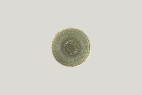 SAUCER FOR COFFEE CUP, 5.9"D, EMERALD_1