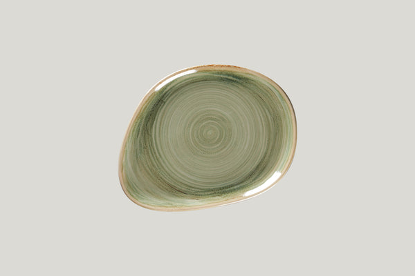 ORGANIC FLAT PLATE, 8.7"L, 6.57"W, EMERALD_0