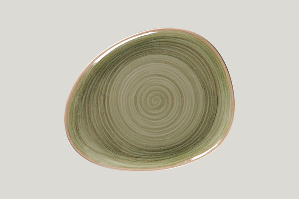 ORGANIC FLAT PLATE, 10.98"L, 8.89"W, EMERALD_0