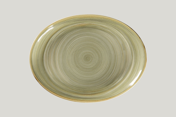 OVAL PLATTER, 14.15"L, 10.65"W, EMERALD_0