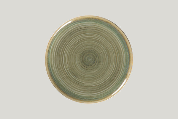 FLAT COUPE PLATE, 10.65"D, EMERALD_0