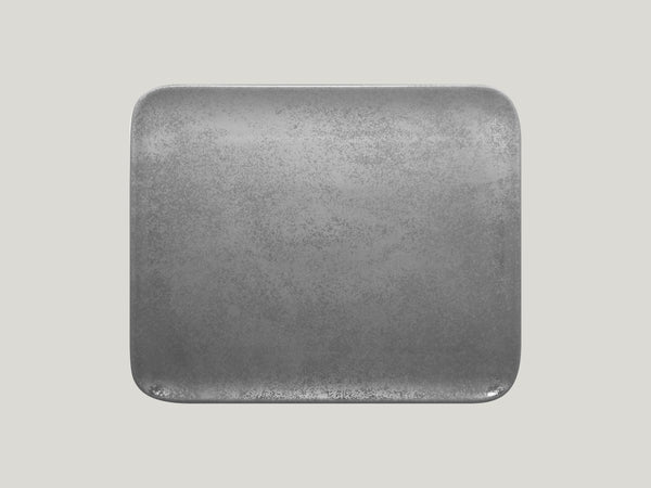 RECTANGULAR PLATE , 13"L, 10.65"W, GREY_0