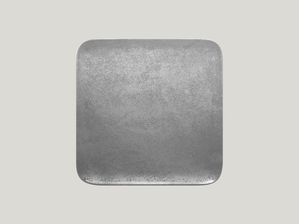 SQUARE PLATE, 10.65"L, 10.65"W, GREY_0