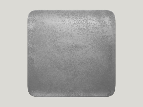 SQUARE PLATE, 13"L, 13"W, GREY_0