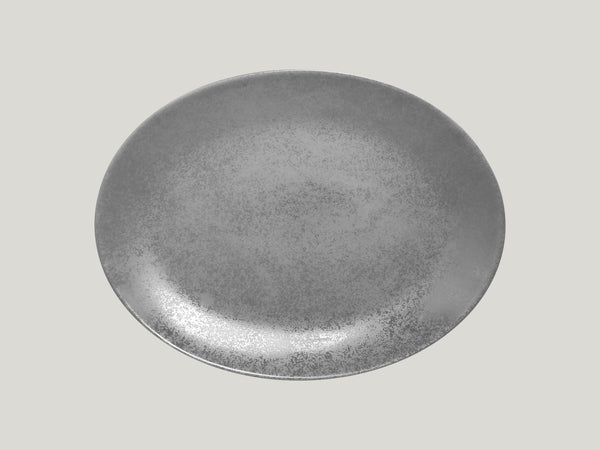 OVAL PLATTER, 14.15"L, 10.65"W, GREY_0