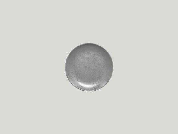 FLAT COUPE PLATE, 5.9"D, GREY_0