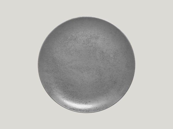 FLAT COUPE PLATE, 12.2"D, GREY_0