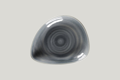 ORGANIC DEEP PLATE, 9.44"L, 7.7"W, JADE_1