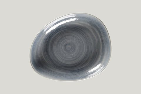 ORGANIC DEEP PLATE, 11"L, 8.9"W, JADE_1