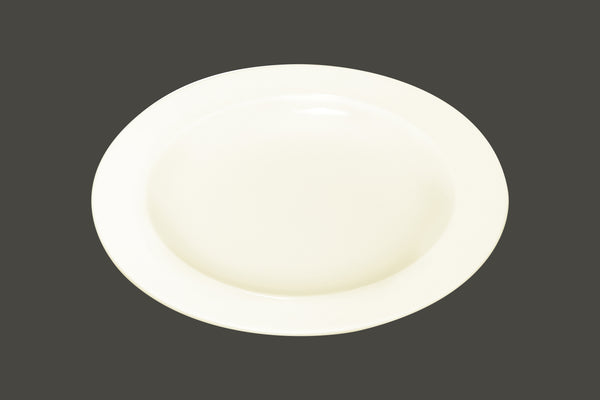 HOSPITAL WIDE RIM PLATE, 9"D, IVORIS_0