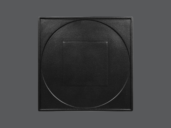 SQUARE PLATTER - KAISUI, 11.8"L, 11.8"W, BLACK_0