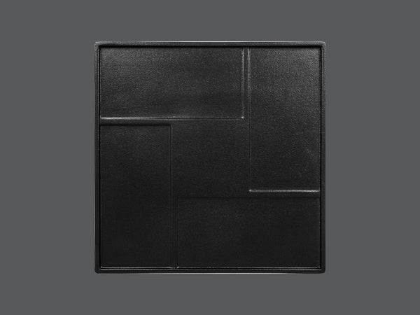 SQUARE PLATTER - TANSAN, 11.8"L, 11.8"W, BLACK_0