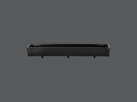 RECTANGULAR DISH - KOSHOU, 9.5"L, 2.35"W, BLACK_2