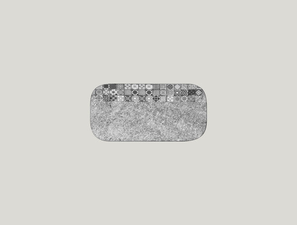 RECTANGULAR PLATE , 8.65"L, 4.35"W, GREY_0