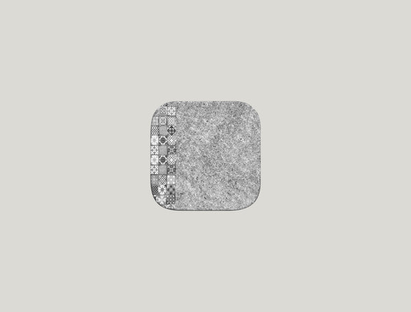 SQUARE PLATE, 5.9"L, 5.9"W, GREY_0