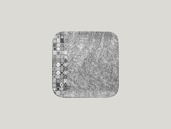 SQUARE PLATE, 8.65"L, 8.65"W, GREY_0