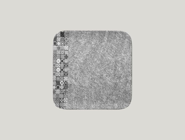 SQUARE PLATE, 9.45"L, 9.45"W, GREY_0