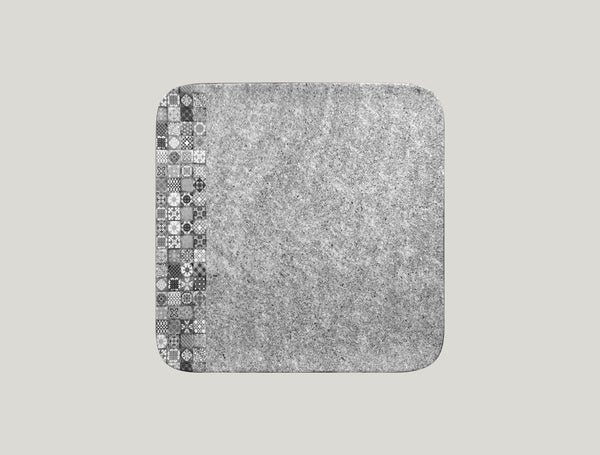 SQUARE PLATE, 10.65"L, 10.65"W, GREY_0