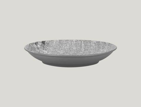 DEEP COUPE PLATE, 11"D, GREY_0