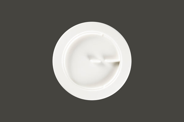 PLATE WITH RIM, 9.1"D, WHITE_0