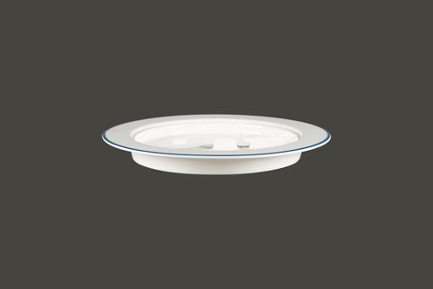 PLATE WITH RIM, 11"D, WHITE_3