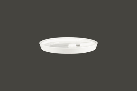 PLATE RIMLESS, 9.4"D, WHITE_1