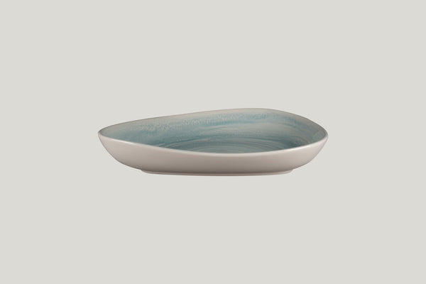 ORGANIC DEEP PLATE, 9.44"L, 7.7"W, SAPPHIRE_0